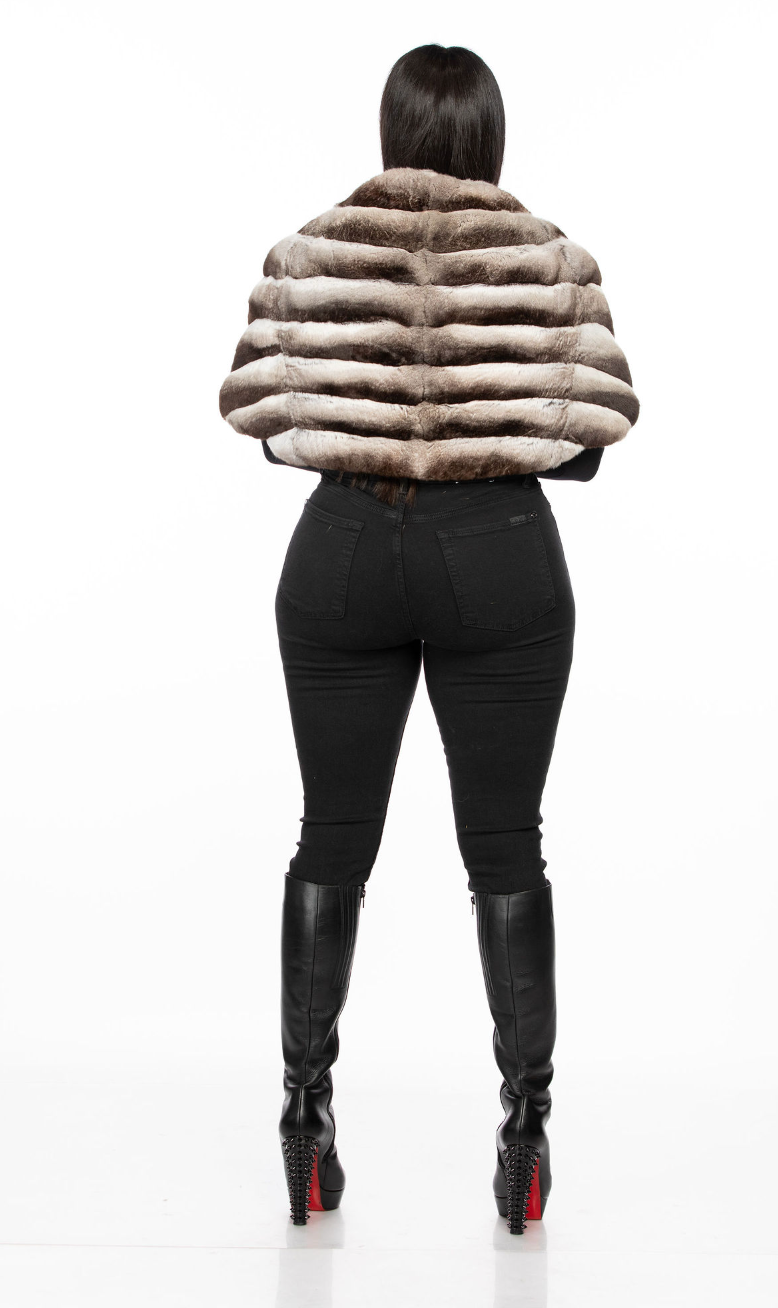 Chloe Chinchilla Stole