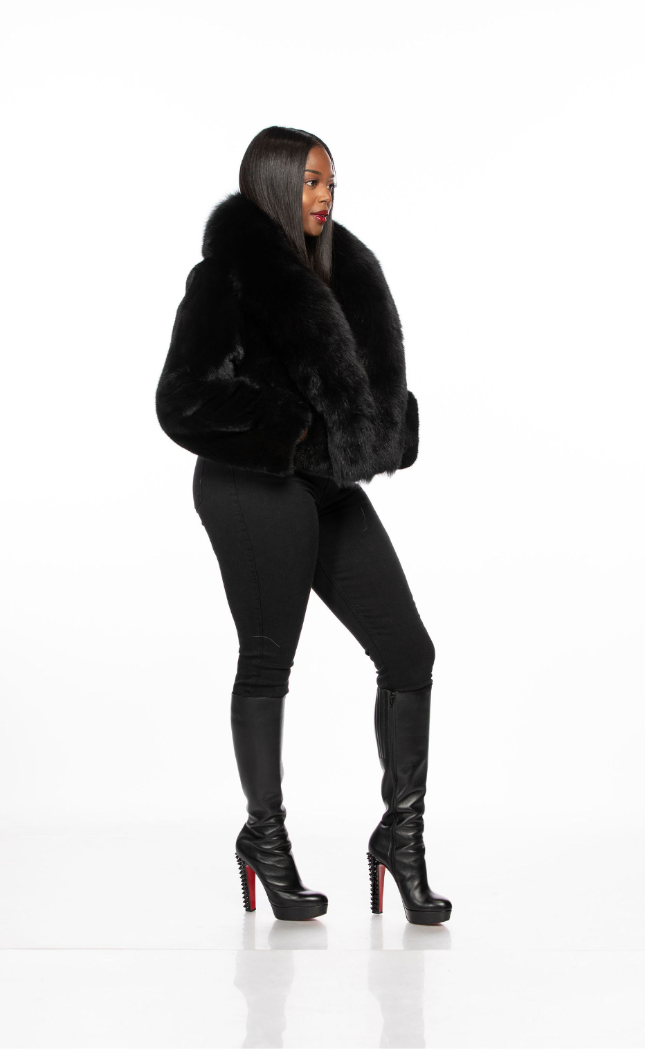 Melissa Mink and Fox Fur Jacket