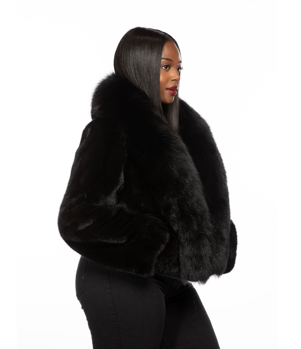 Melissa Mink and Fox Fur Jacket