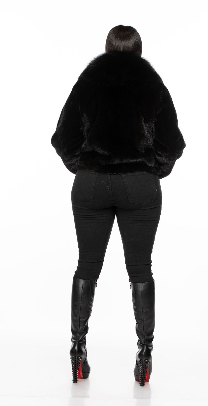 Melissa Mink and Fox Fur Jacket