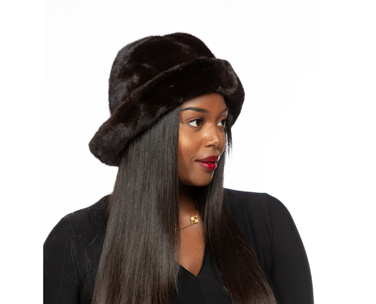 Castoria Mahogany Mink Hat