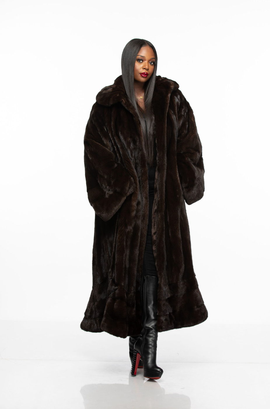 Drea Full Length Swing Mink (color customizable)