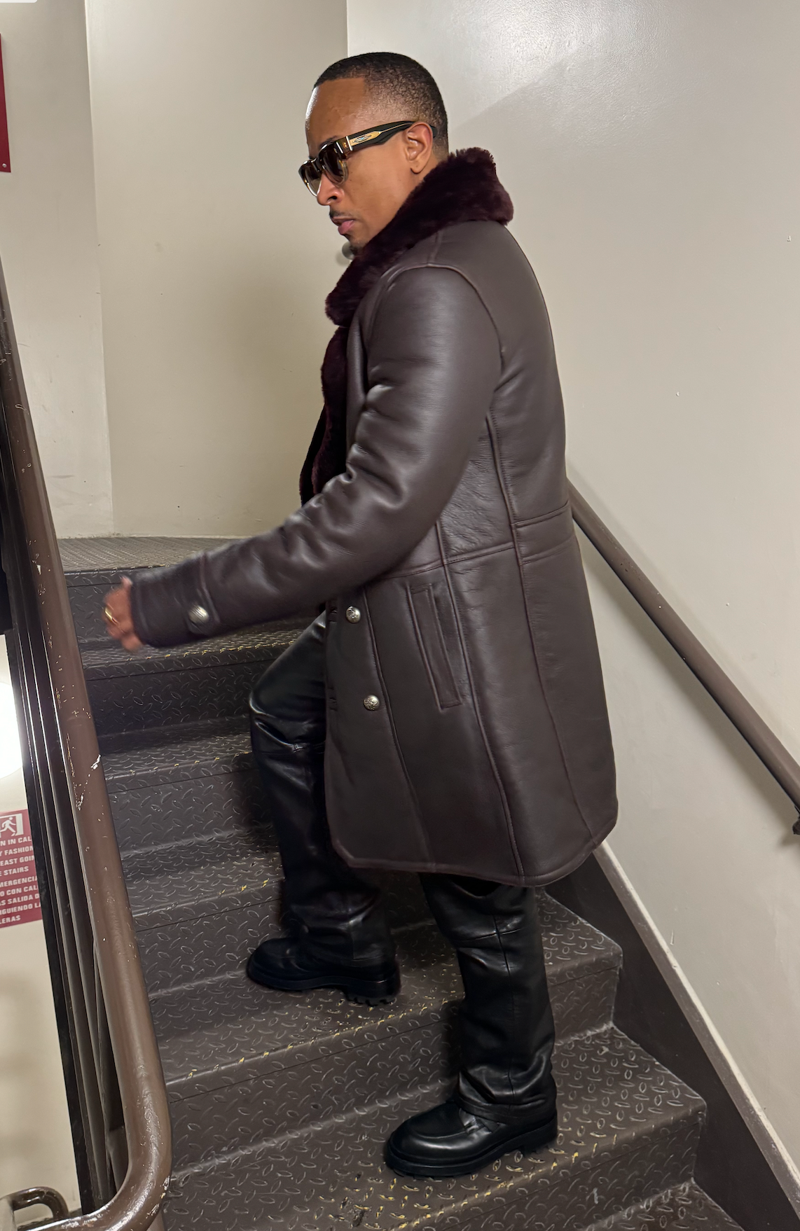 Ary Double Breasted Sheepskin Coat