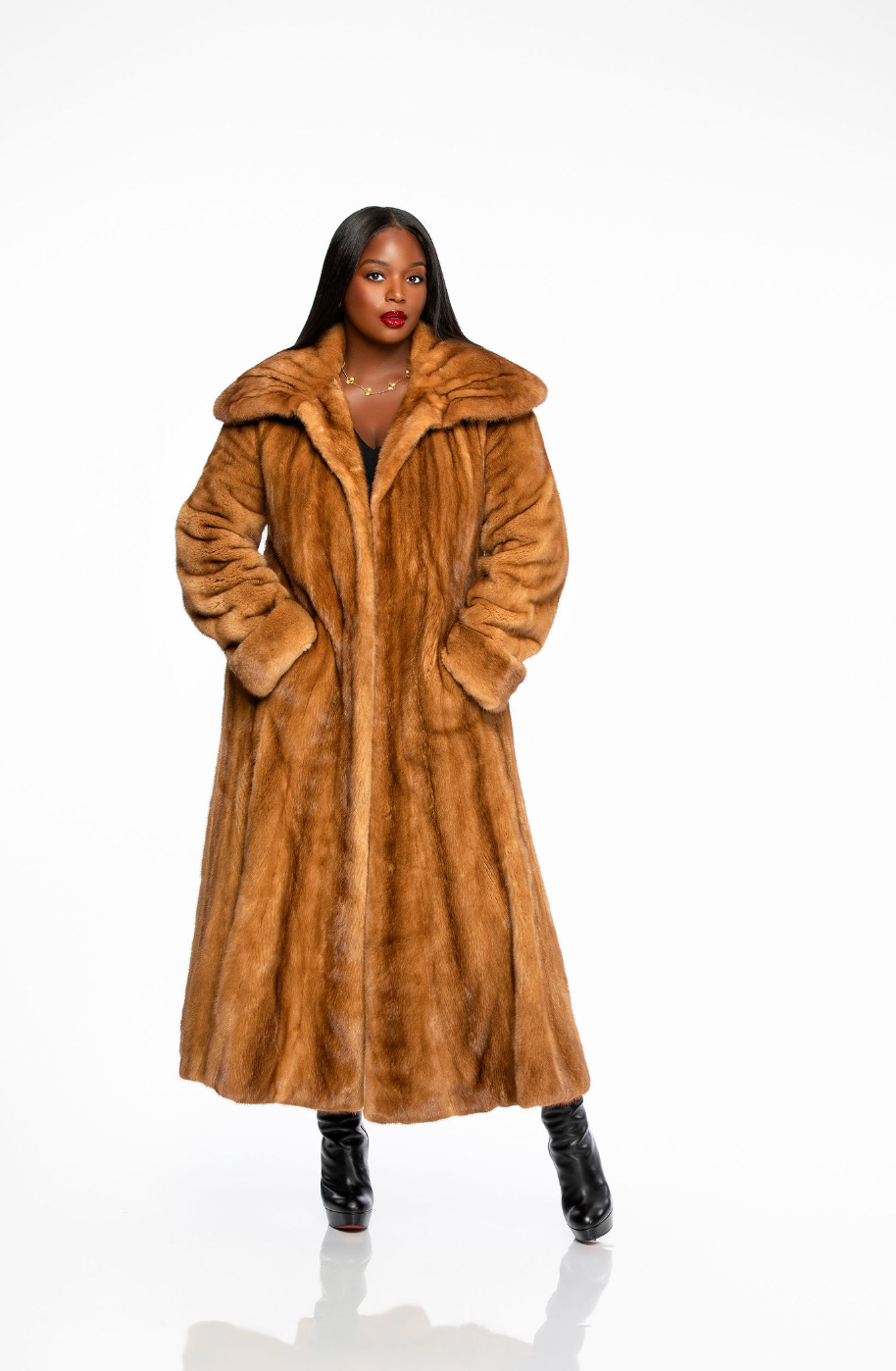 Camille Full Length Mink (Choose Color)