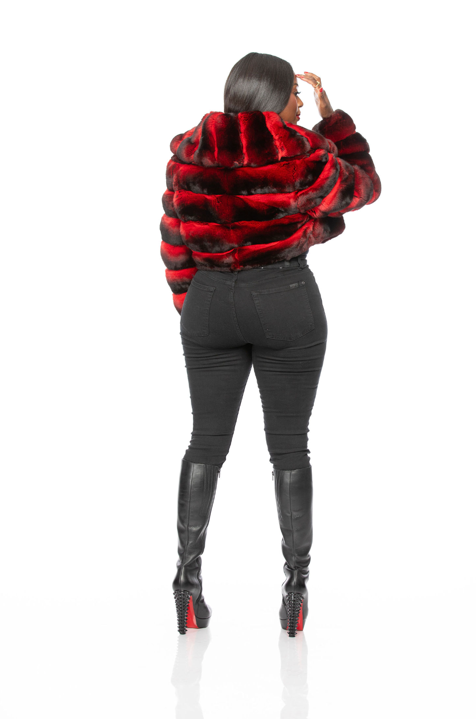 Candice Cropped Chinchilla (Choose Color)