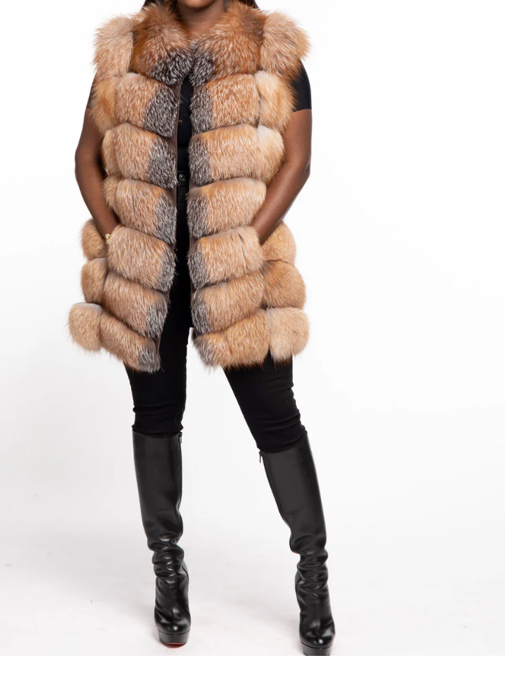 Size M : Shirley Vest in Crystal