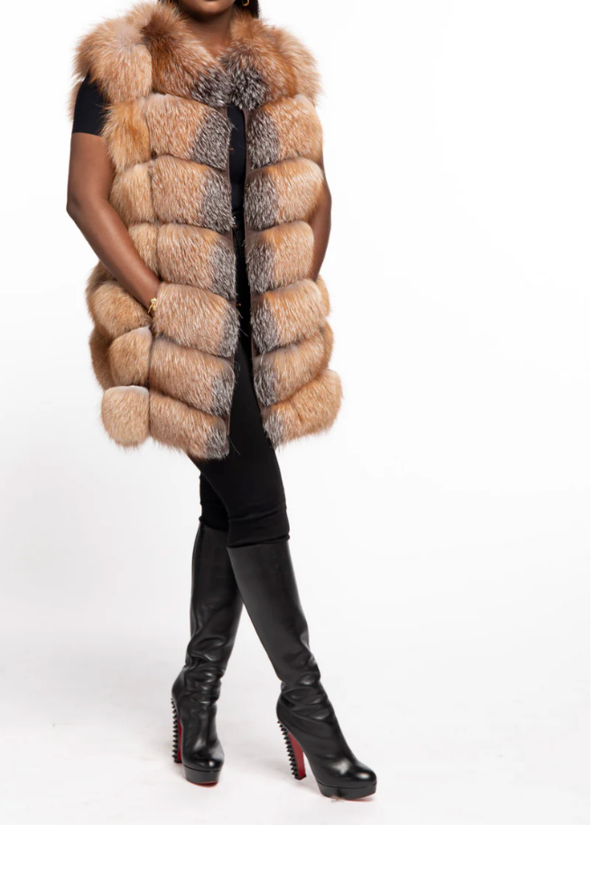Size M : Shirley Vest in Crystal