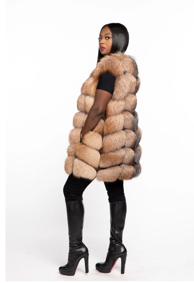 Size M : Shirley Vest in Crystal