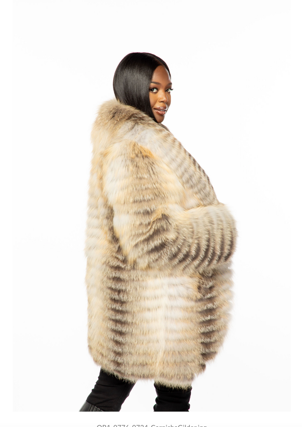 Siera Sheared Fox fur coat