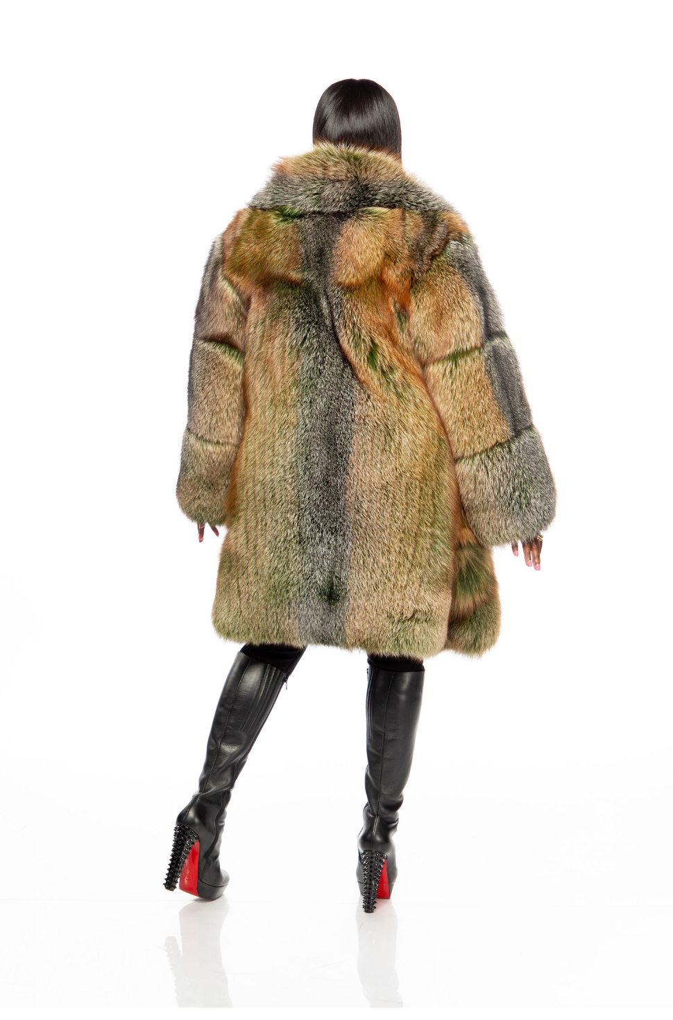 Trinity Mid Length Coat (Green)