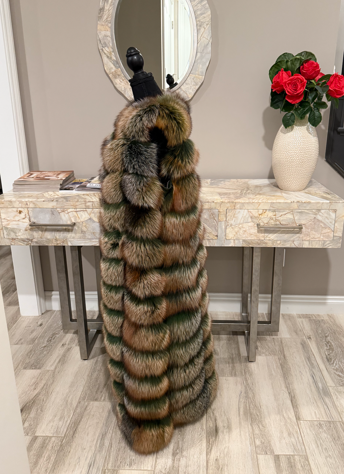 Gina Full Length Vest (Mean Green or Choose Color)