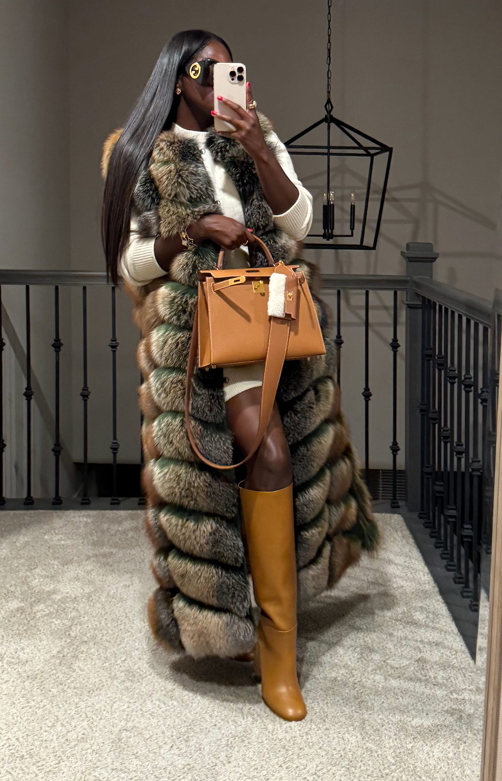 Gina Full Length Vest (Mean Green or Choose Color)