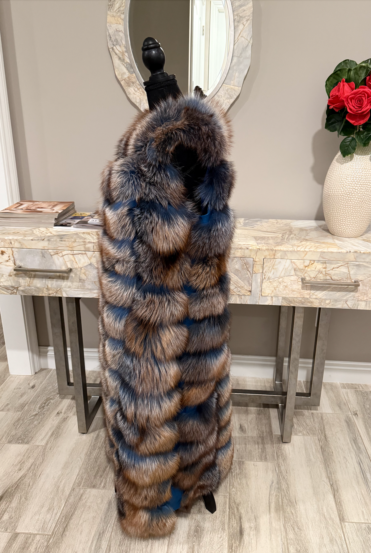 Gina Full Length Vest (Blue or Choose Color)