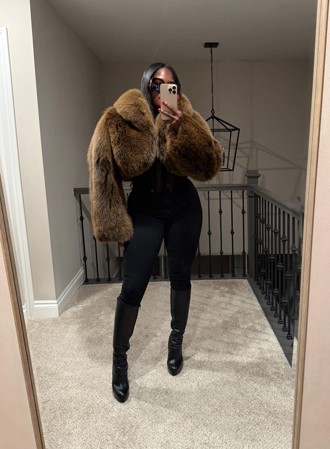 Jenny Cropped Fur ( Choose Color)