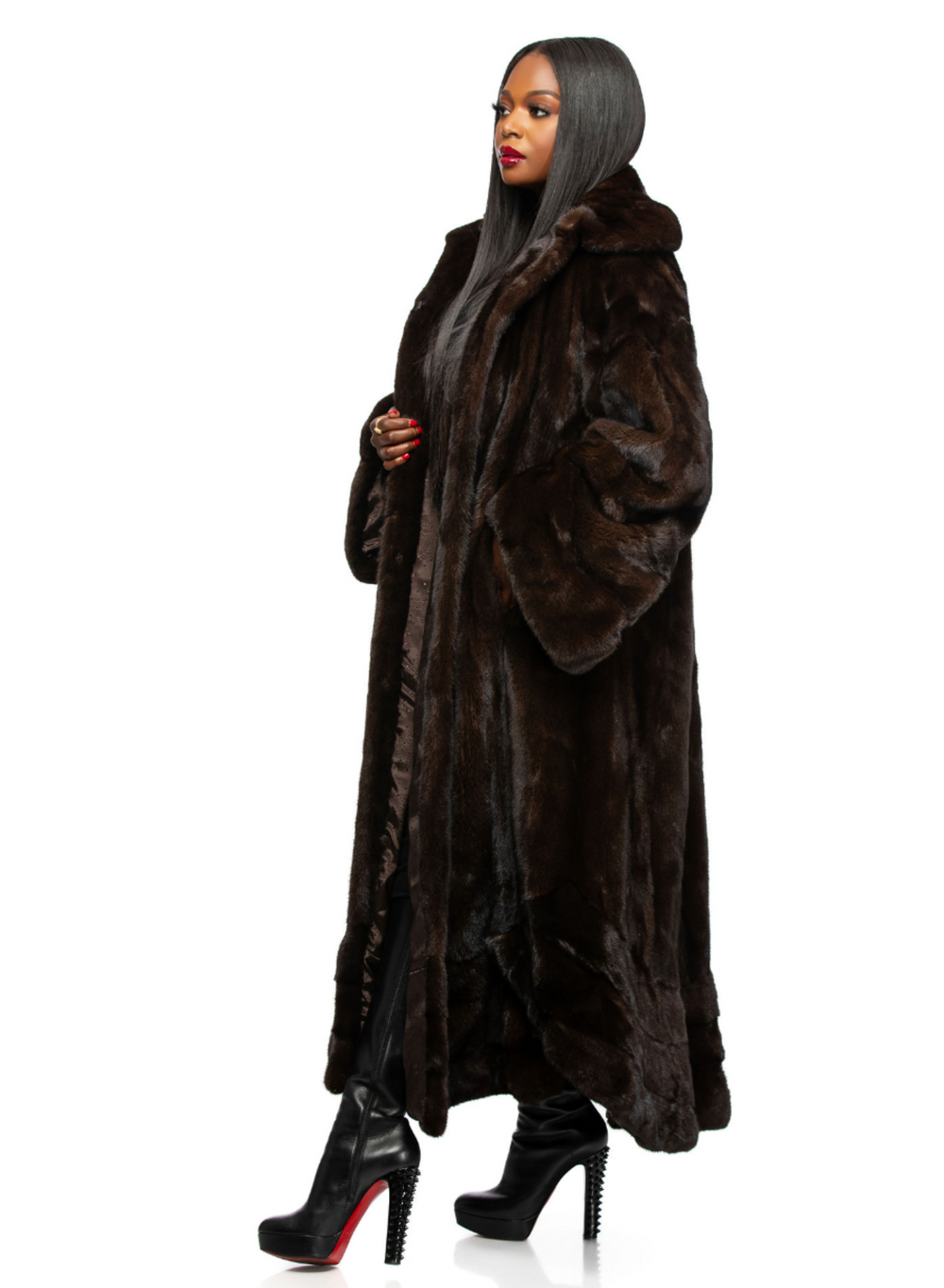 Drea Full Length Swing Mink (color customizable)