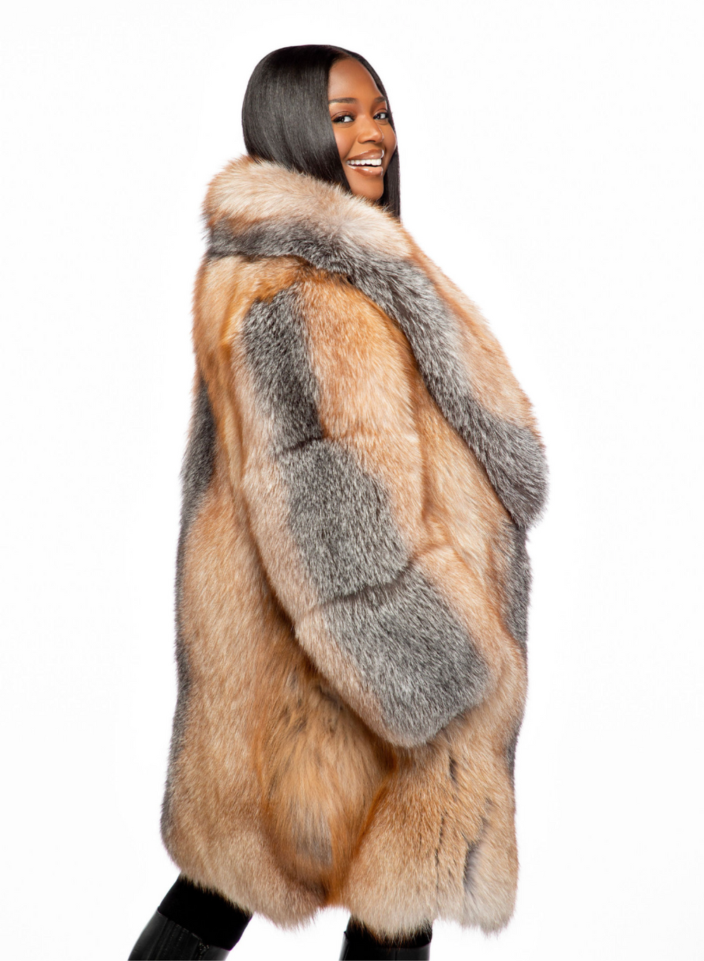 Trinity Mid Length Coat (Frost )