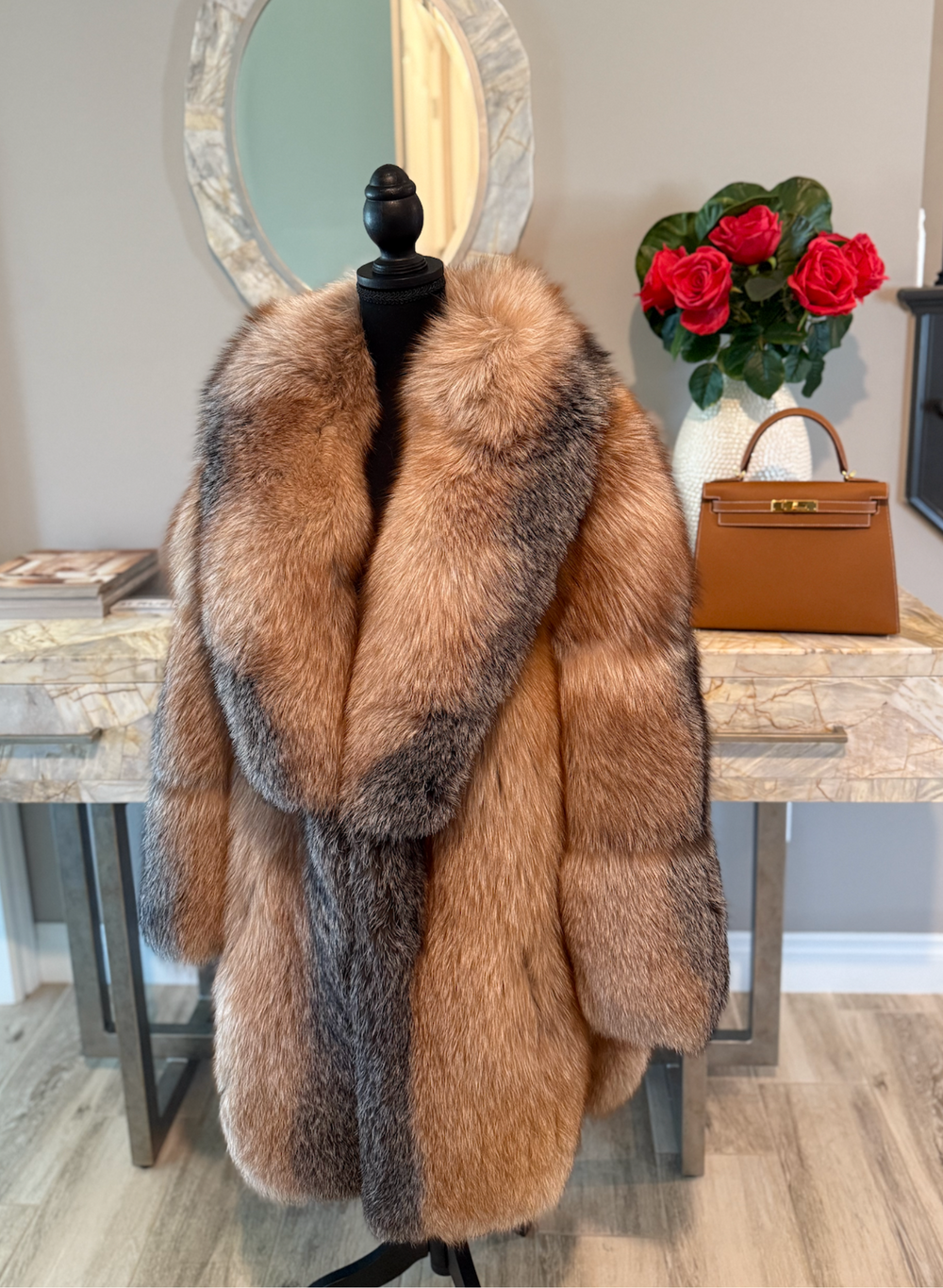 Trinity Mid Length Coat (Frost )