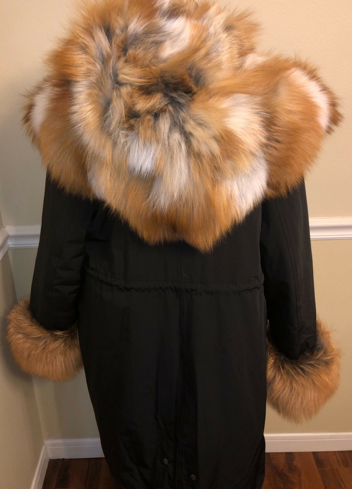 Landon Parka Black and Gold