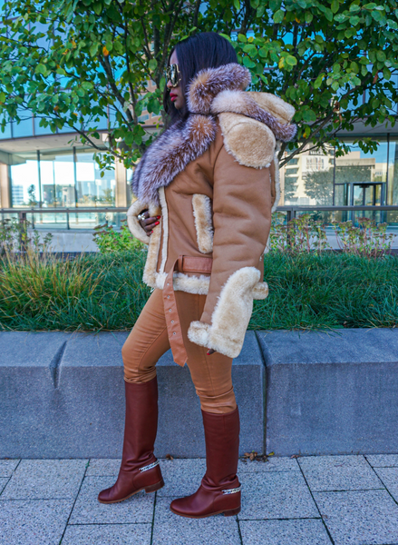 Queen Shearling Jacket – The Fancy Success
