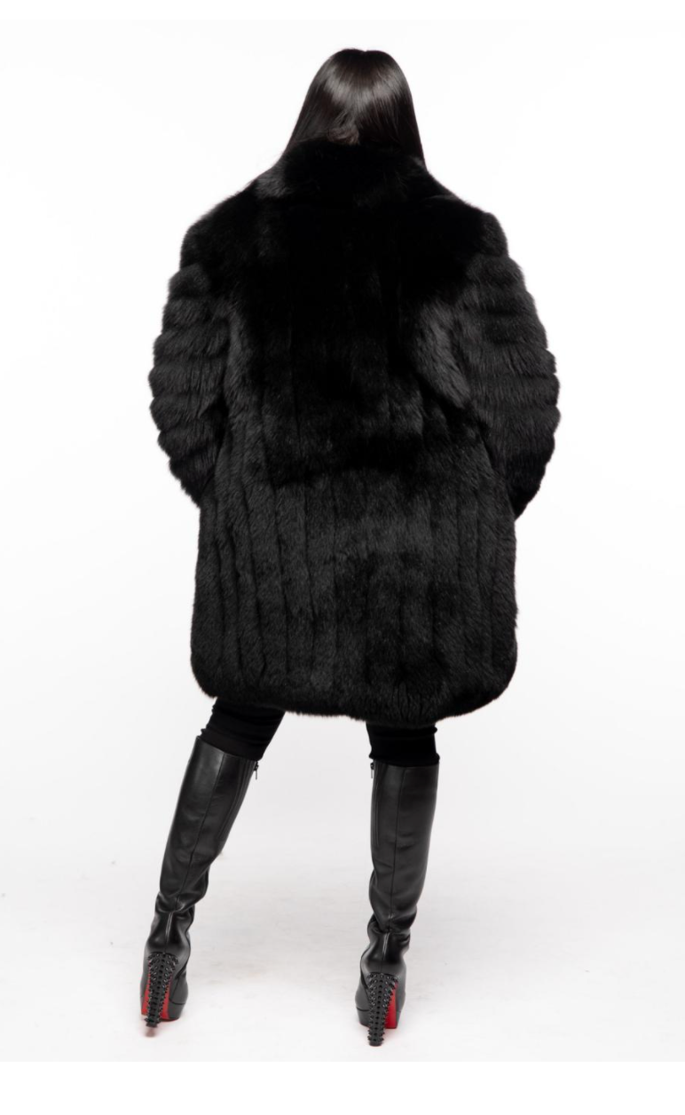 Size M: Midnight fox fur