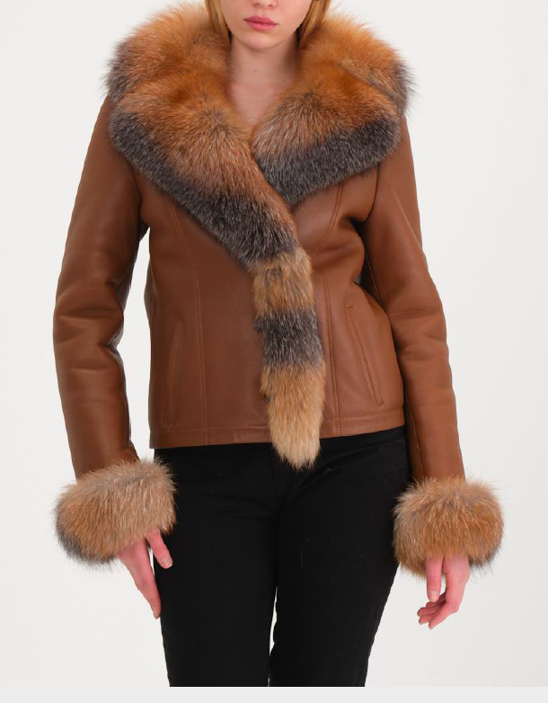 Size M Shearling w/ Crystal Fox