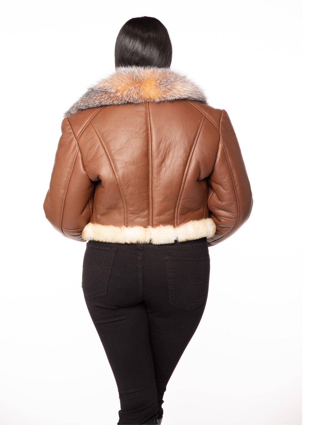 Queen II Cropped Shearling
