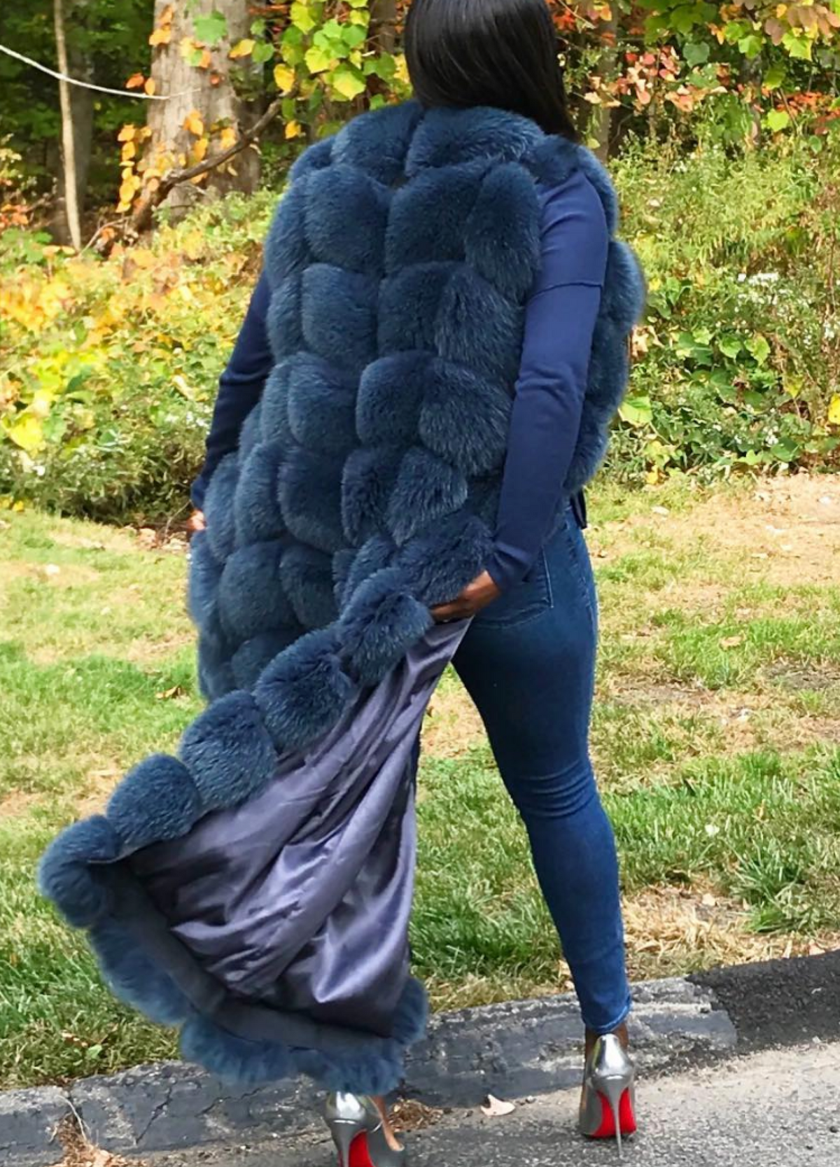 Customize Color: Gina Fox Fur Vest