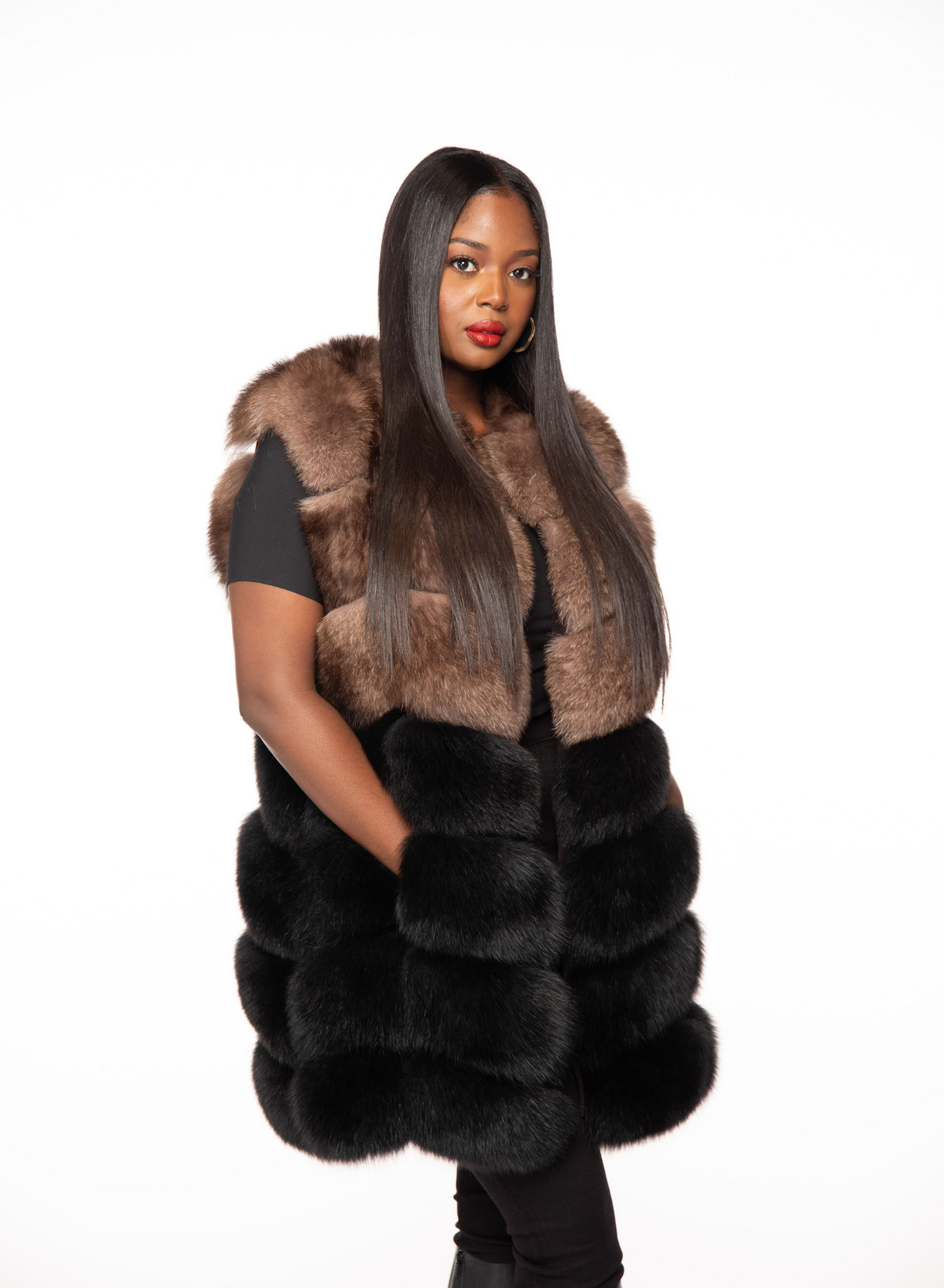 Shirley Fox Fur Vest