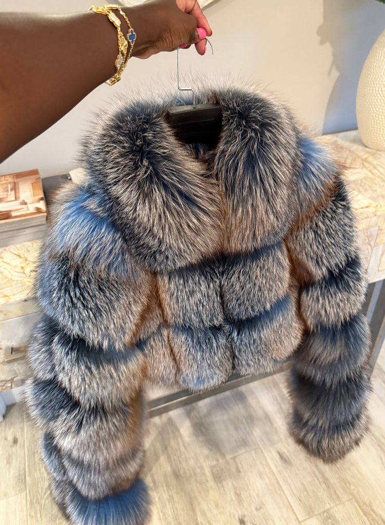 Chloe Cropped Jacket (Blue + Choose Color) – The Fancy Success