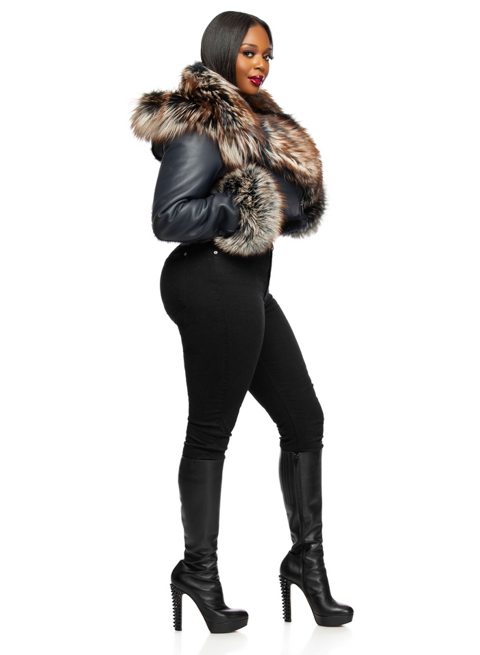 Ciara Super Cropped Shearling