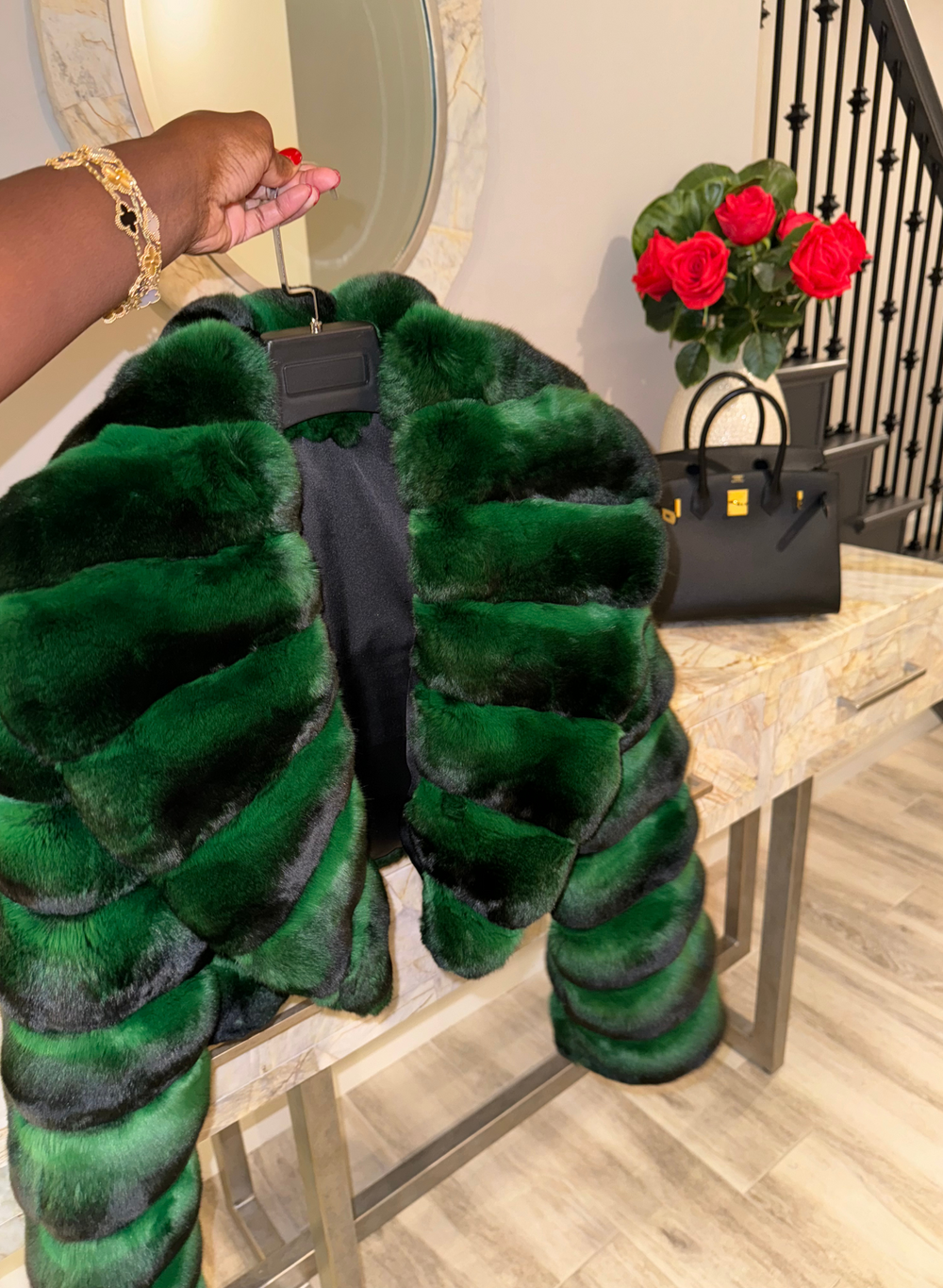 Candice Cropped Chinchilla (Choose Color)