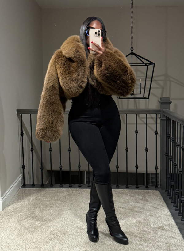 Jenny Cropped Fur ( Choose Color)