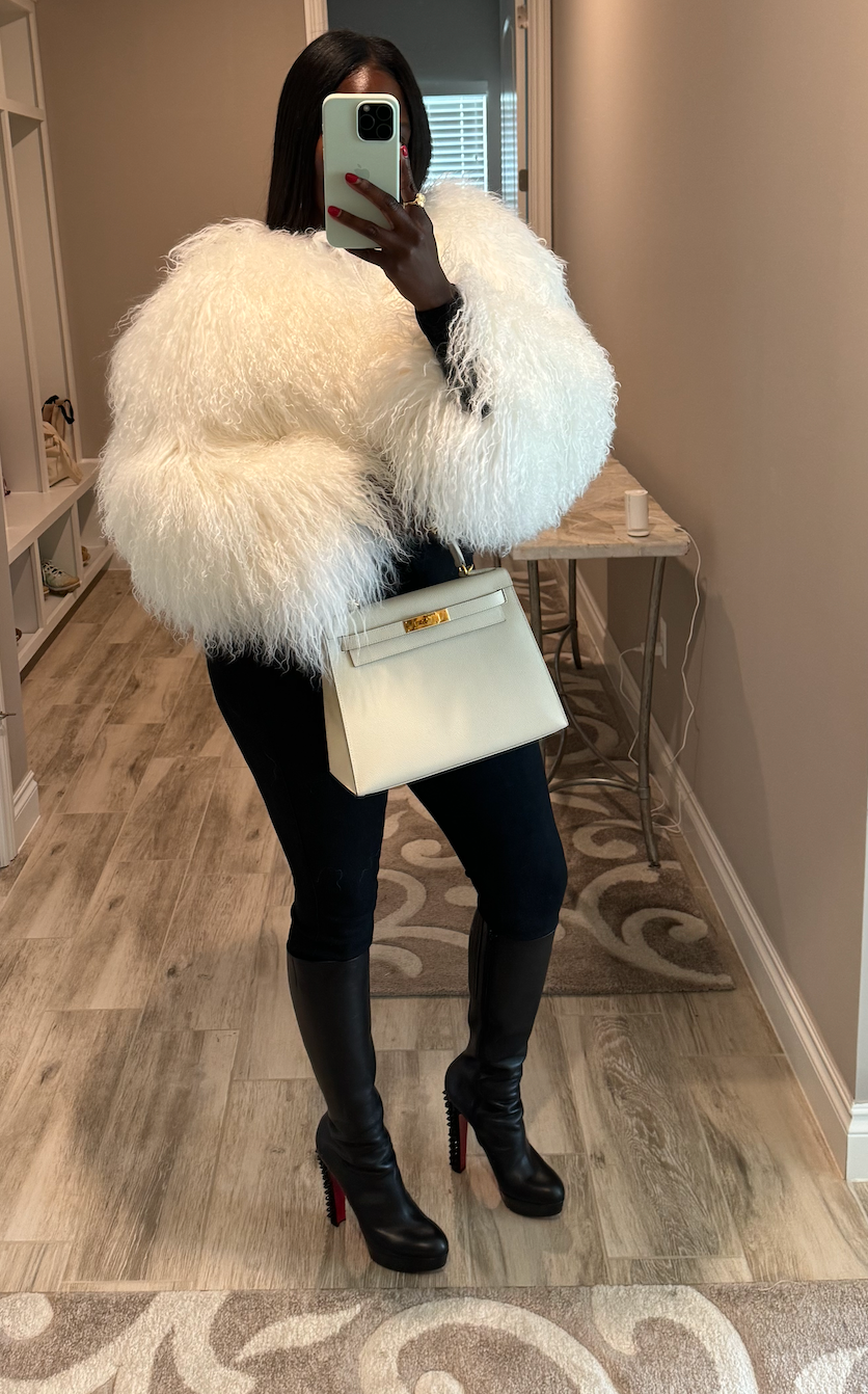 Cropped Mariah Mongolian Jacket