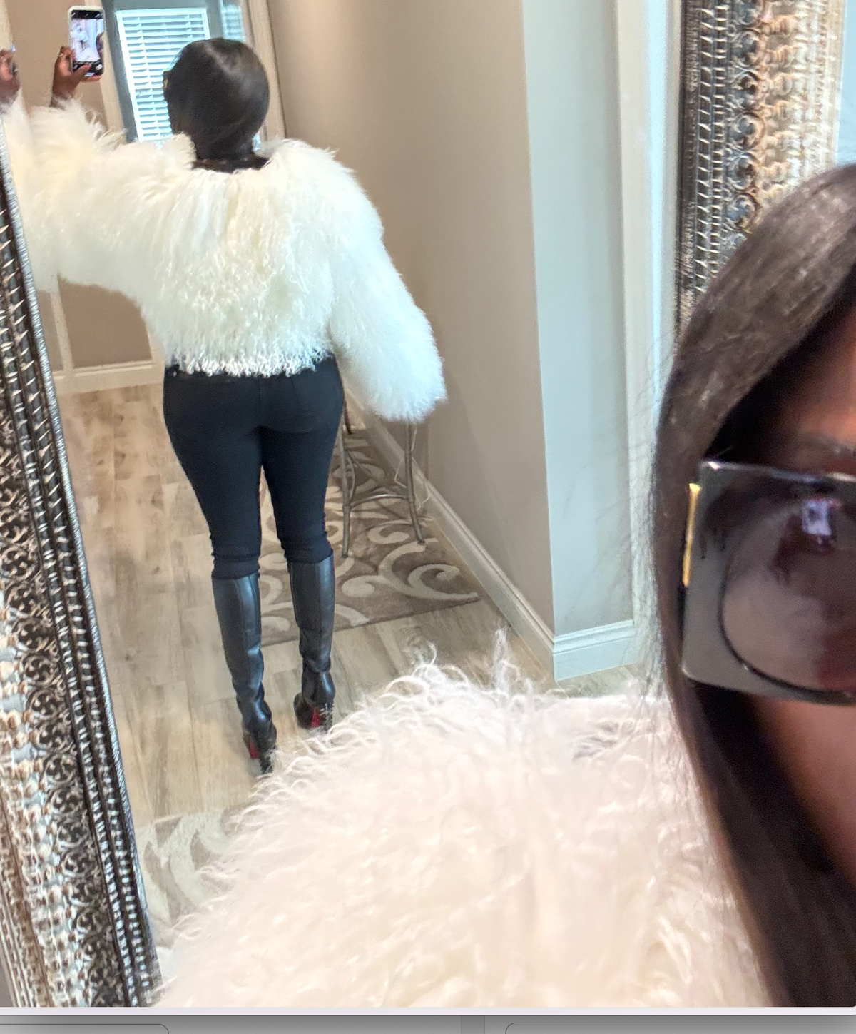 Cropped Mariah Mongolian Jacket