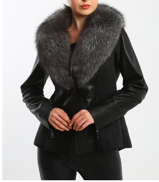 Sizes M, L, and XL Black Leather Grey fOX