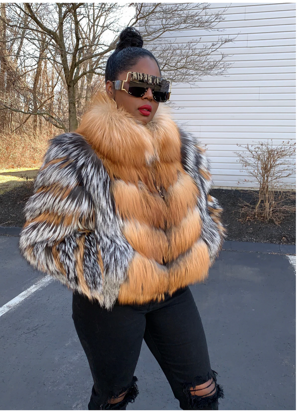 Size M,L, XL Thurmand Silver Fox and Gold Fox