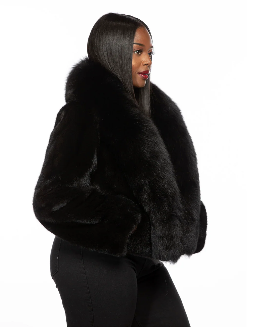 Size L: Melissa mink and fox