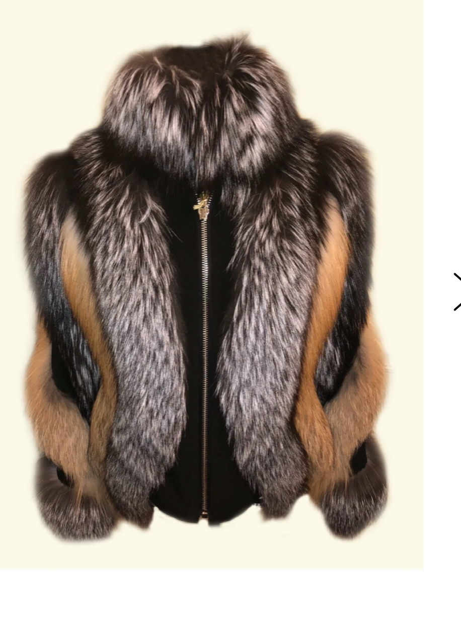 Size L: Manchester Silver and Gold Fox