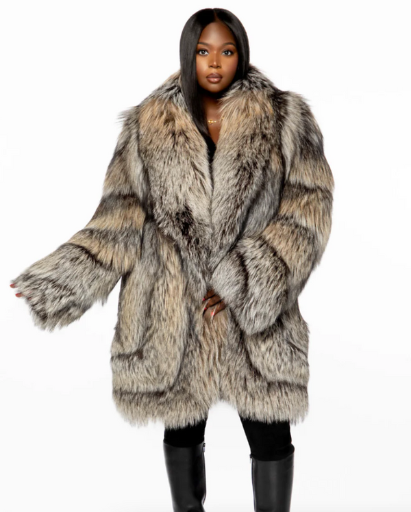 Fits size L/XL Silvia Silver Fox