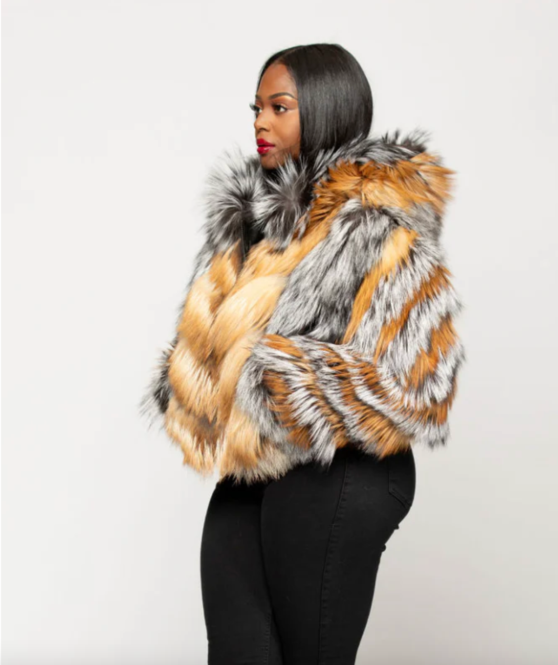 Plus size 1X: Thurmand coat with hood