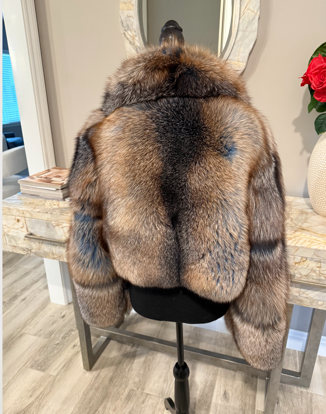 Size M Trinity jacket in blue verso