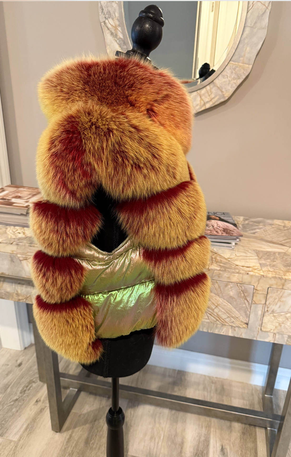 Size L: Light green vest