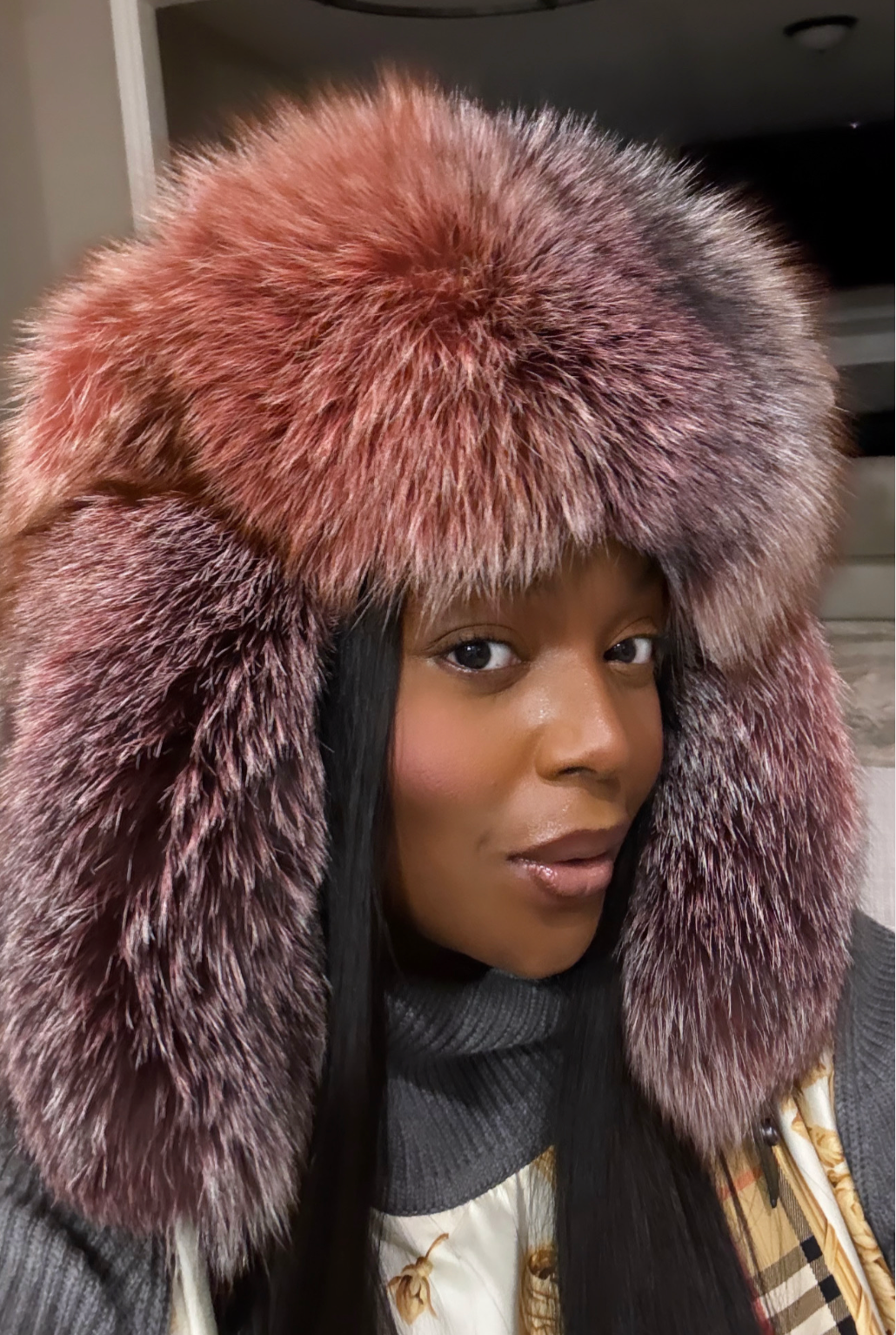 Thea Trapper Hat (Pretty Pink or Choose Color)