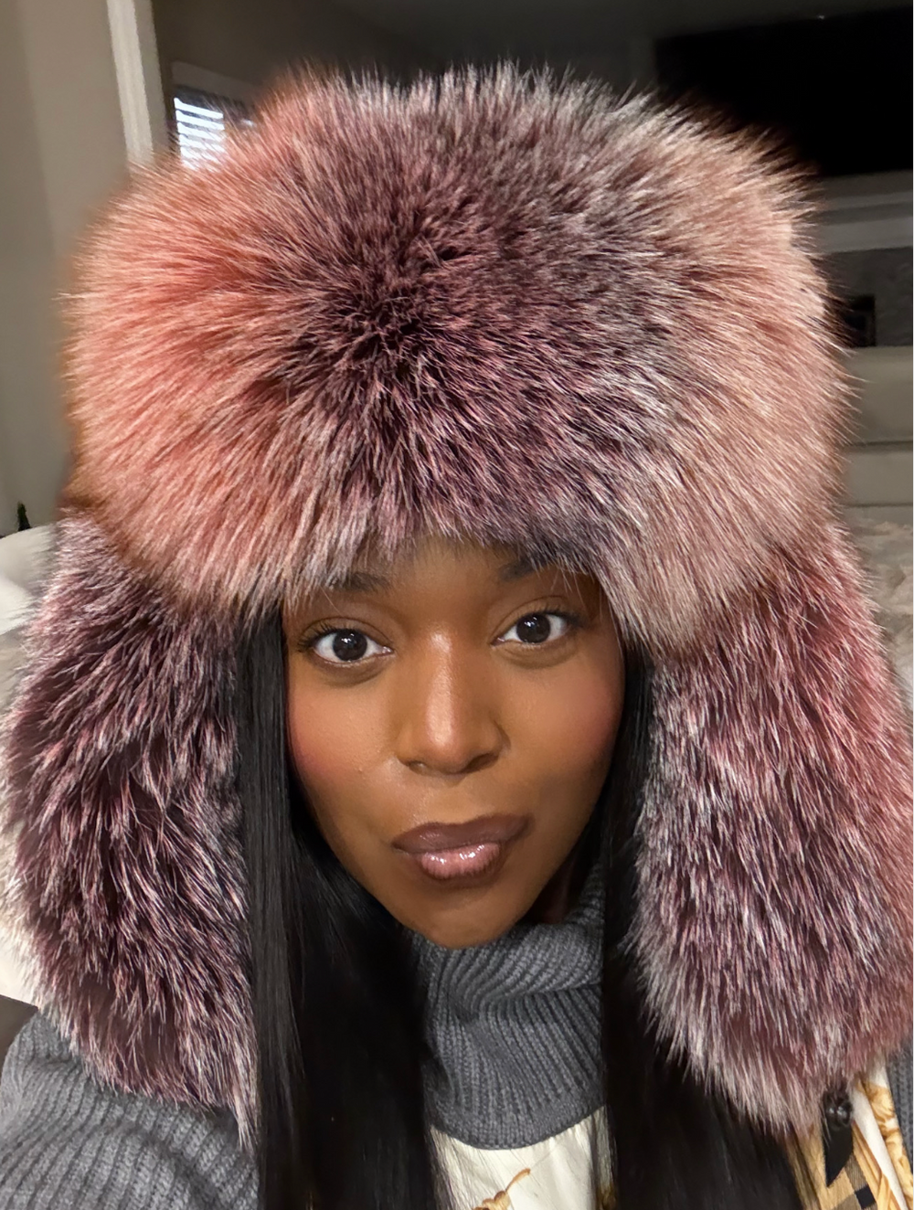 Thea Trapper Hat (Pretty Pink or Choose Color)