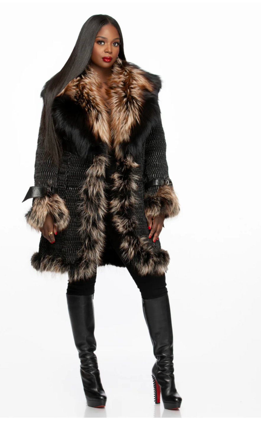 Plus Size 3X : Brooklyn Leather and FUr