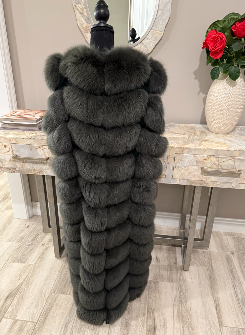 Plus size 1X: Hunter Green Gina Vest