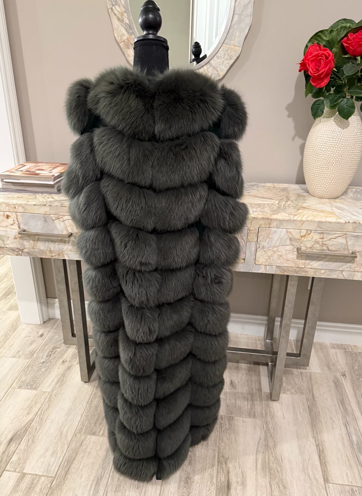 Plus size 1X: Hunter Green Gina Vest