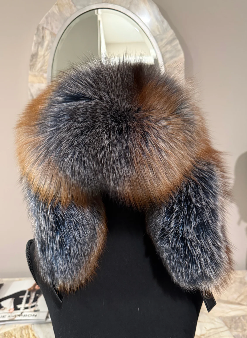 Thea Trapper Hat Blue Verso