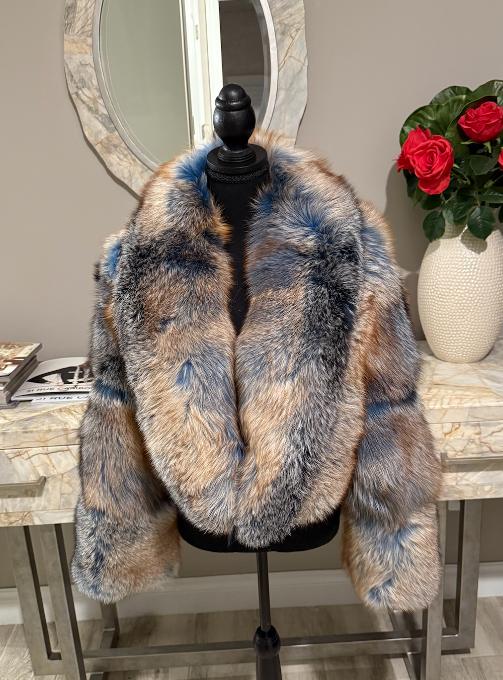 Size S: Trinity Bolero in Blue