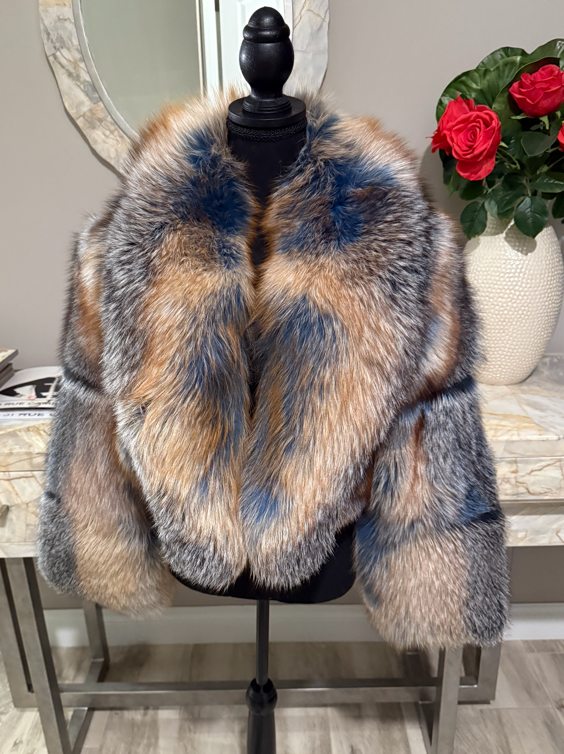 Size L: Trinity Bolero in Blue